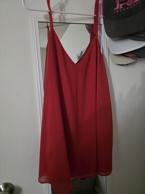 torrid Red V-Neck Spaghetti Strap Camisole